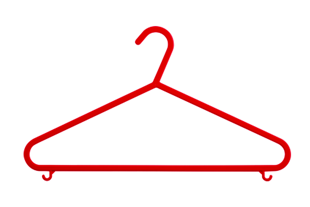 Hanger 033 (380 X 210 X 25 Mm) (Assorted) (6 Pc Set) (64 Set Pk)